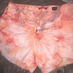 Tie dye Jean shorts NWT